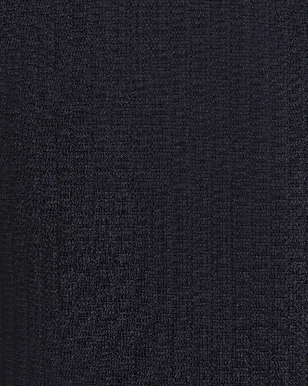 Ted Textured Cotton Polo in NAVY