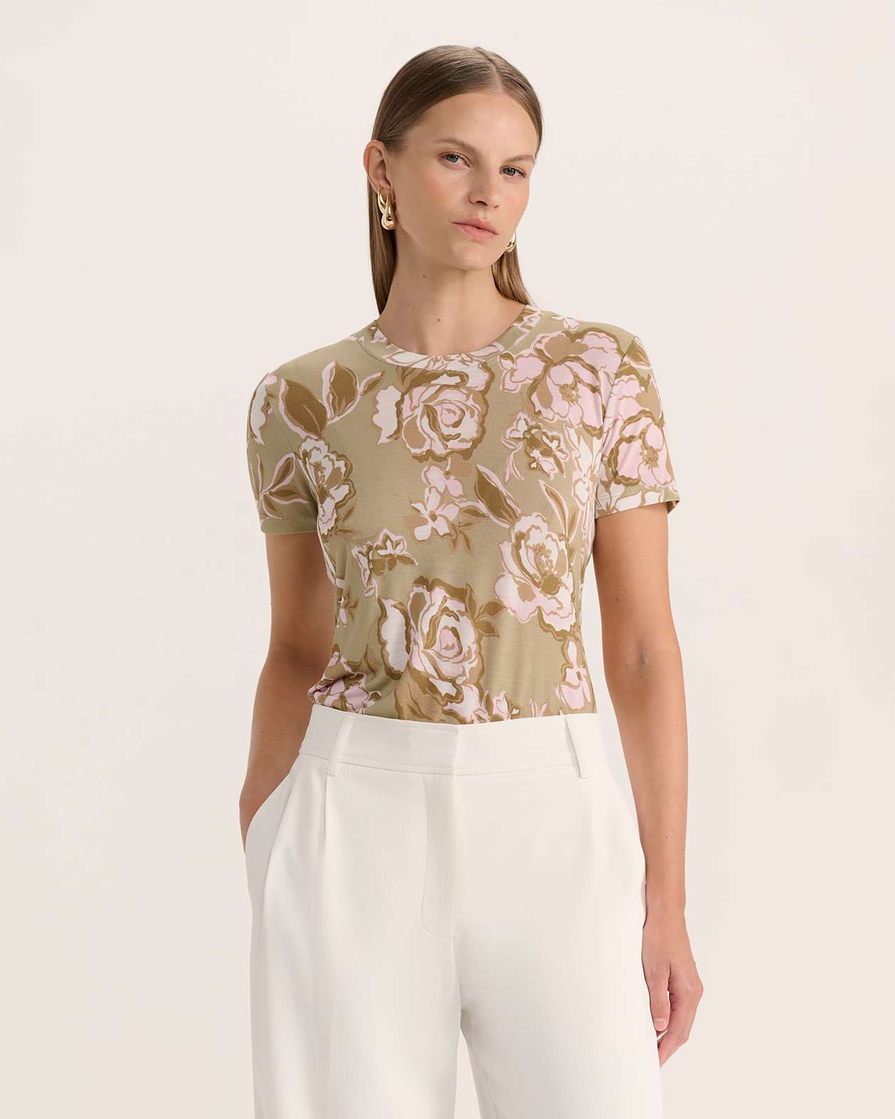 Fiorri Aida Short Sleeve Tee in MULTI