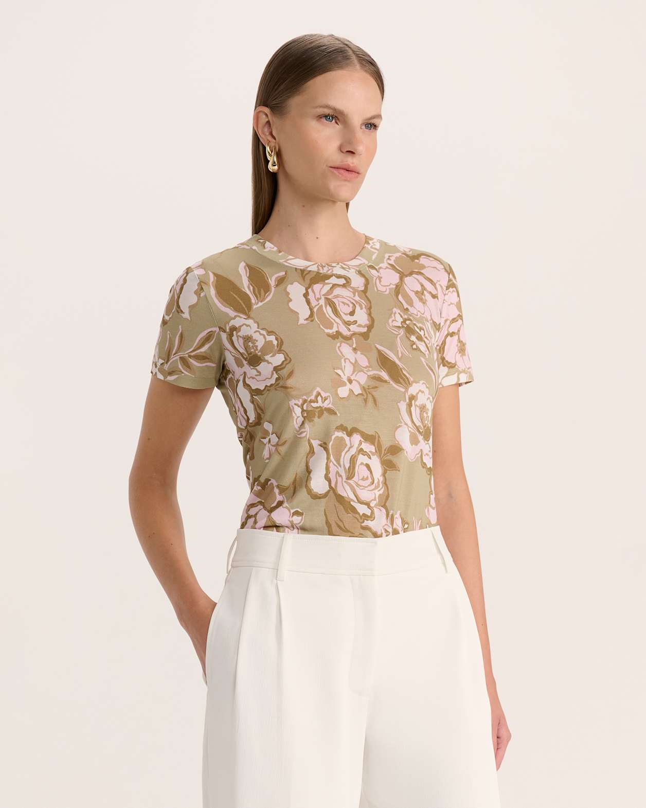Fiorri Aida Short Sleeve Tee in MULTI