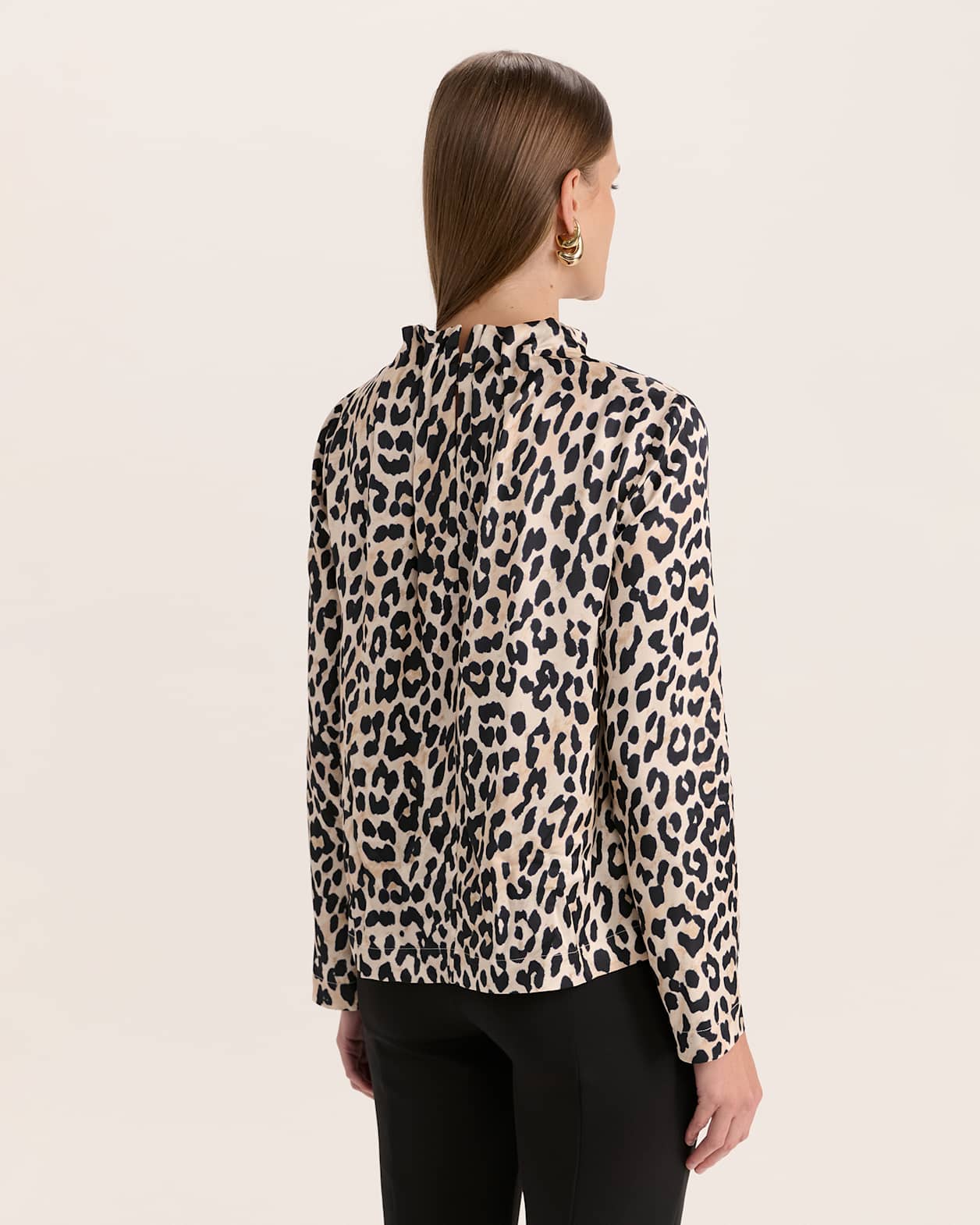 Priscilla High Neck Top in MULTI