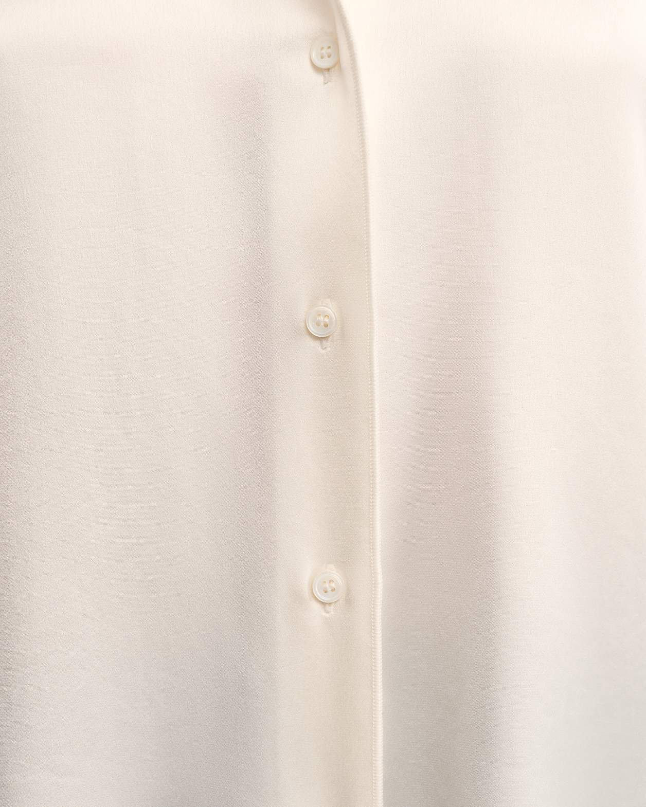 Sallee Satin Shirt in IVORY