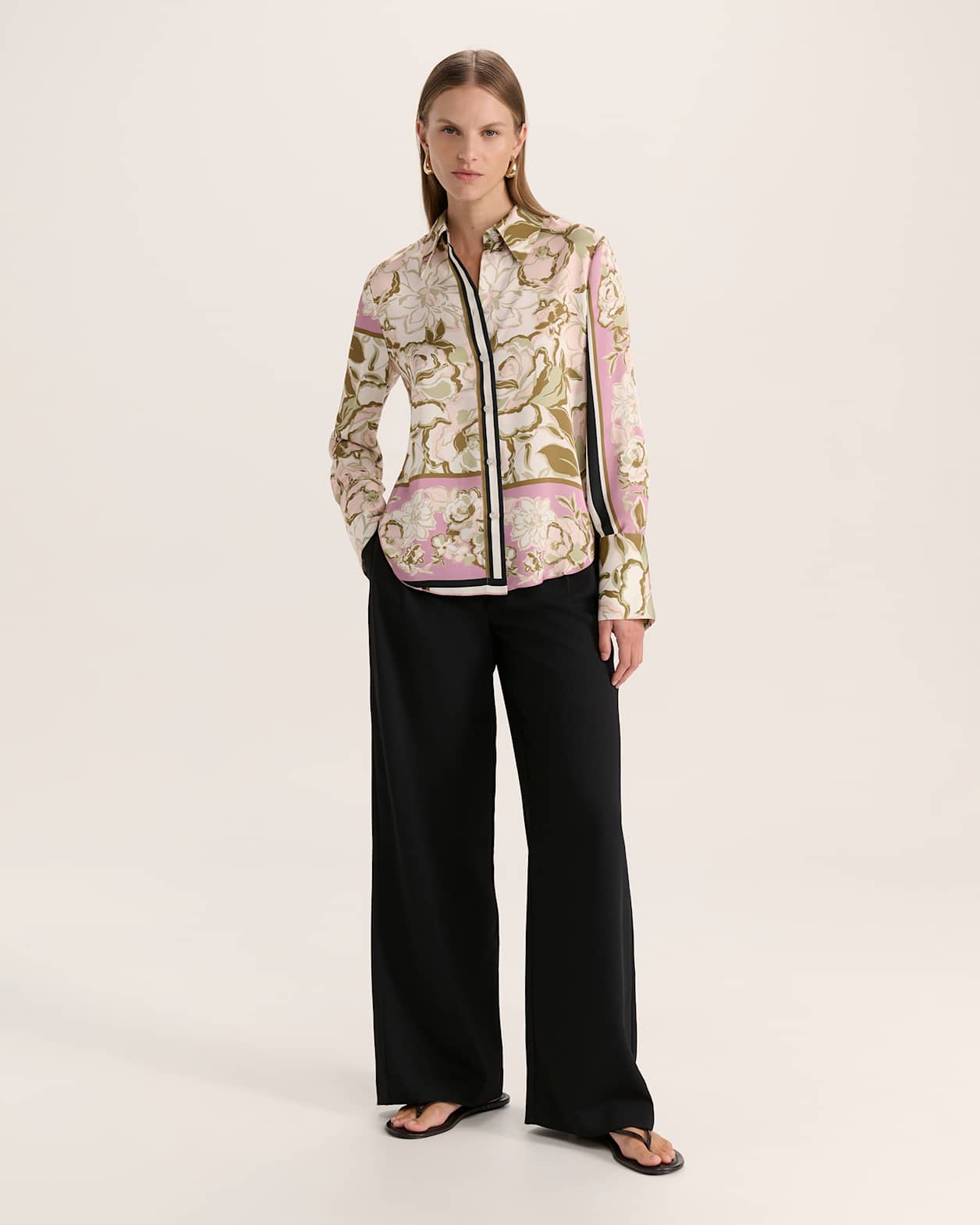 Gardenia Long Sleeve Shirt in MULTI