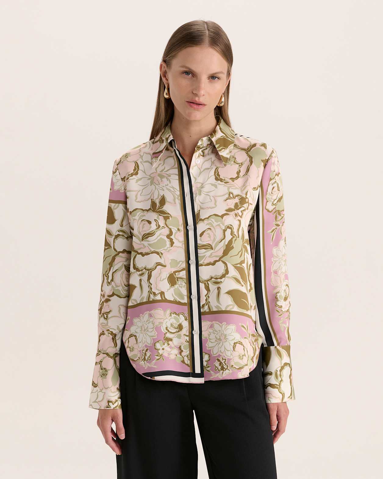 Gardenia Long Sleeve Shirt in MULTI