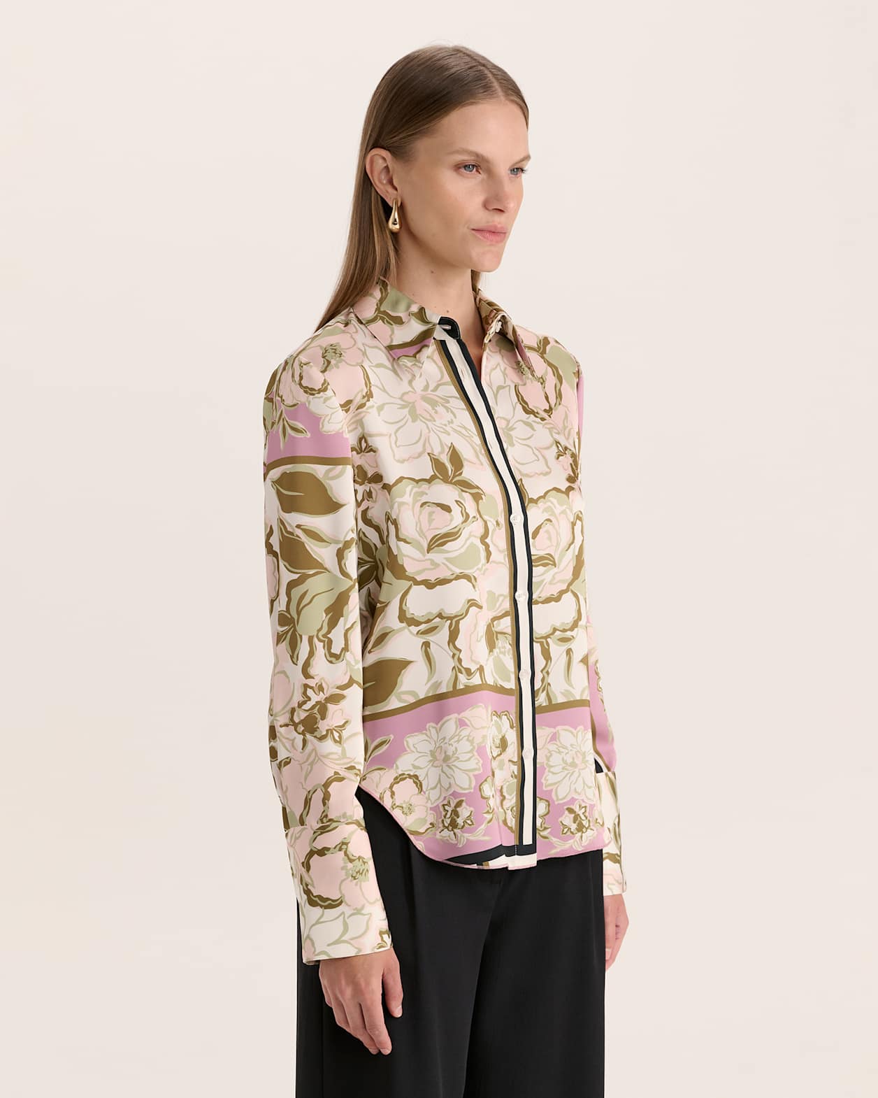 Gardenia Long Sleeve Shirt in MULTI