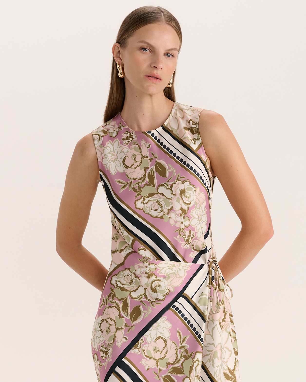 Gardenia Wrap Dress in MULTI