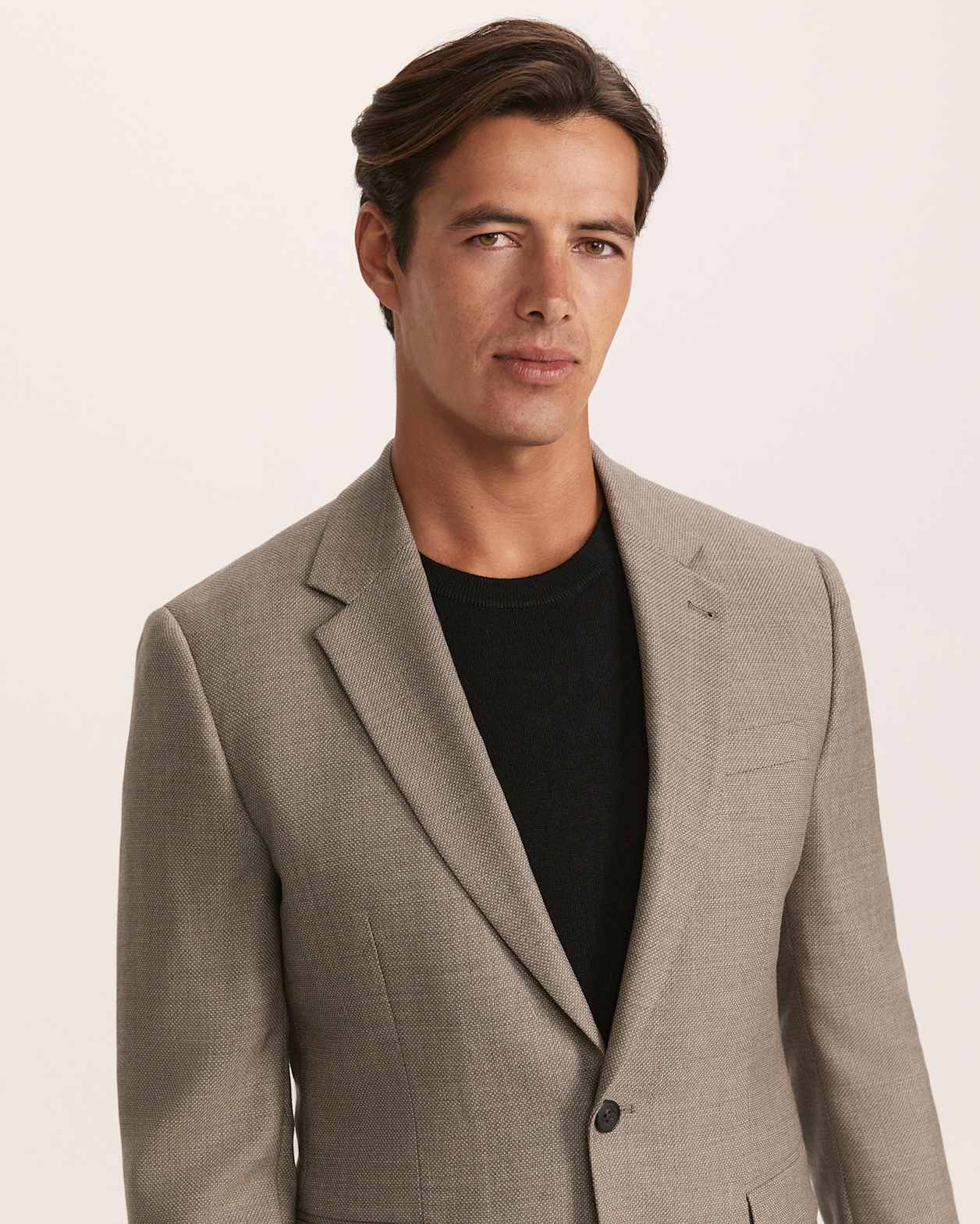 George Item Wool Jacket in BARK