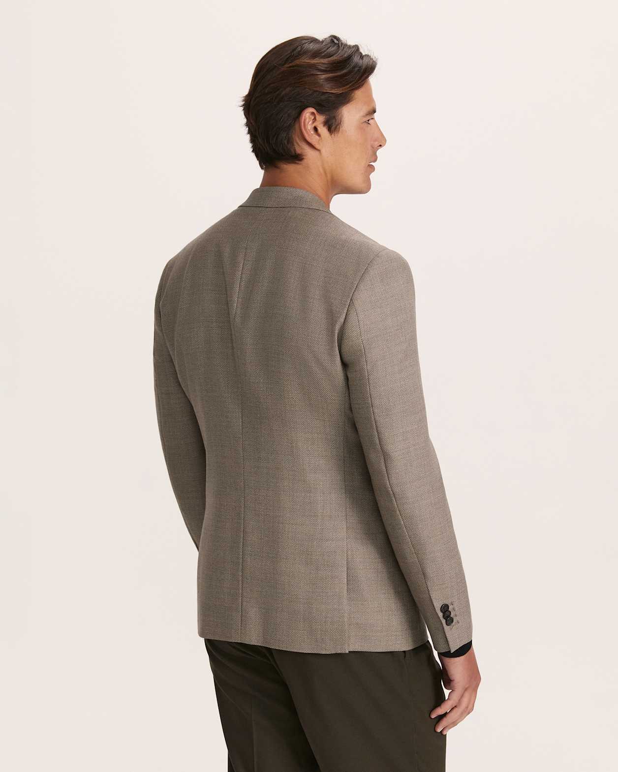 George Item Wool Jacket in BARK