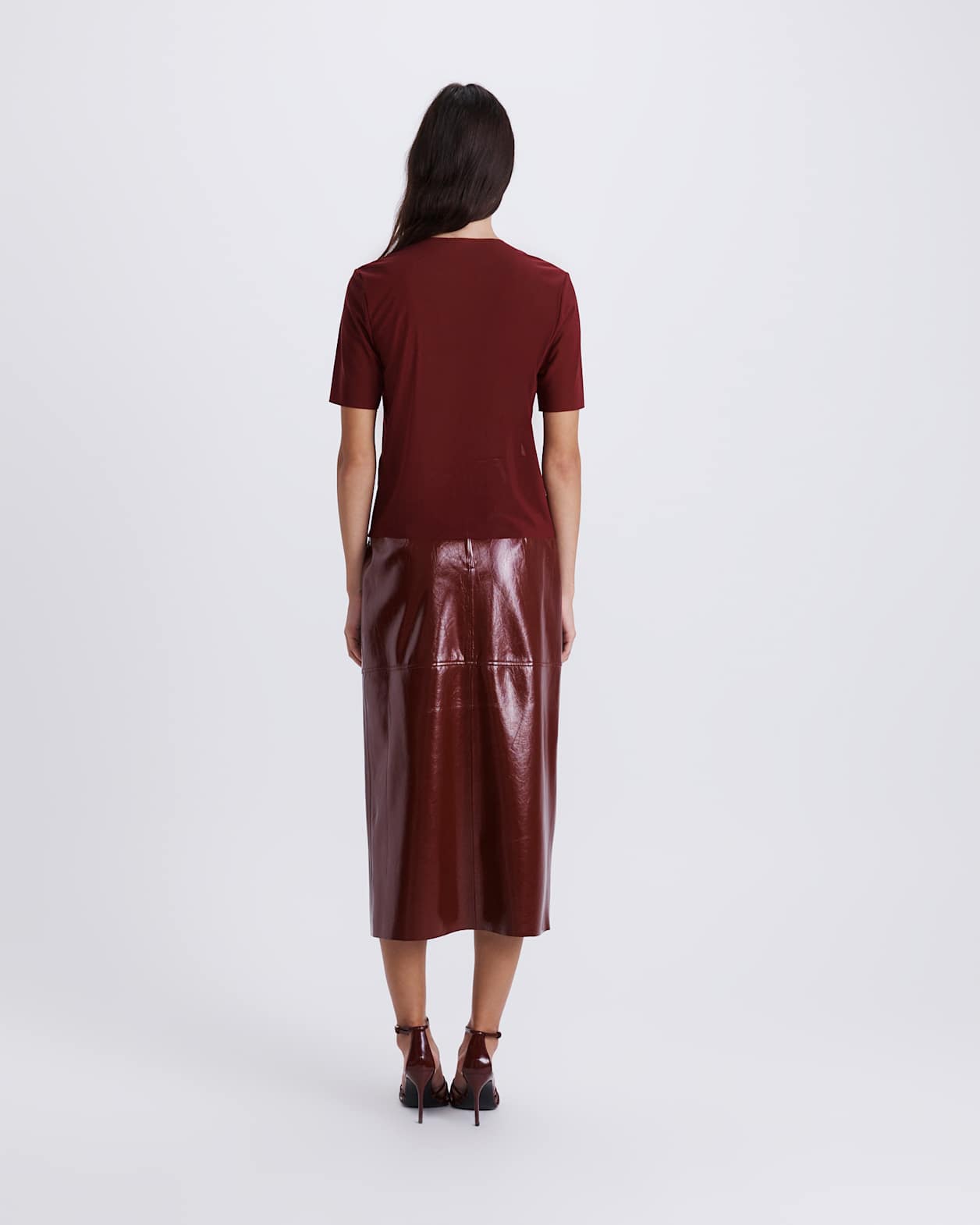 Mackenzie Short Sleeve Tee in BERRY
