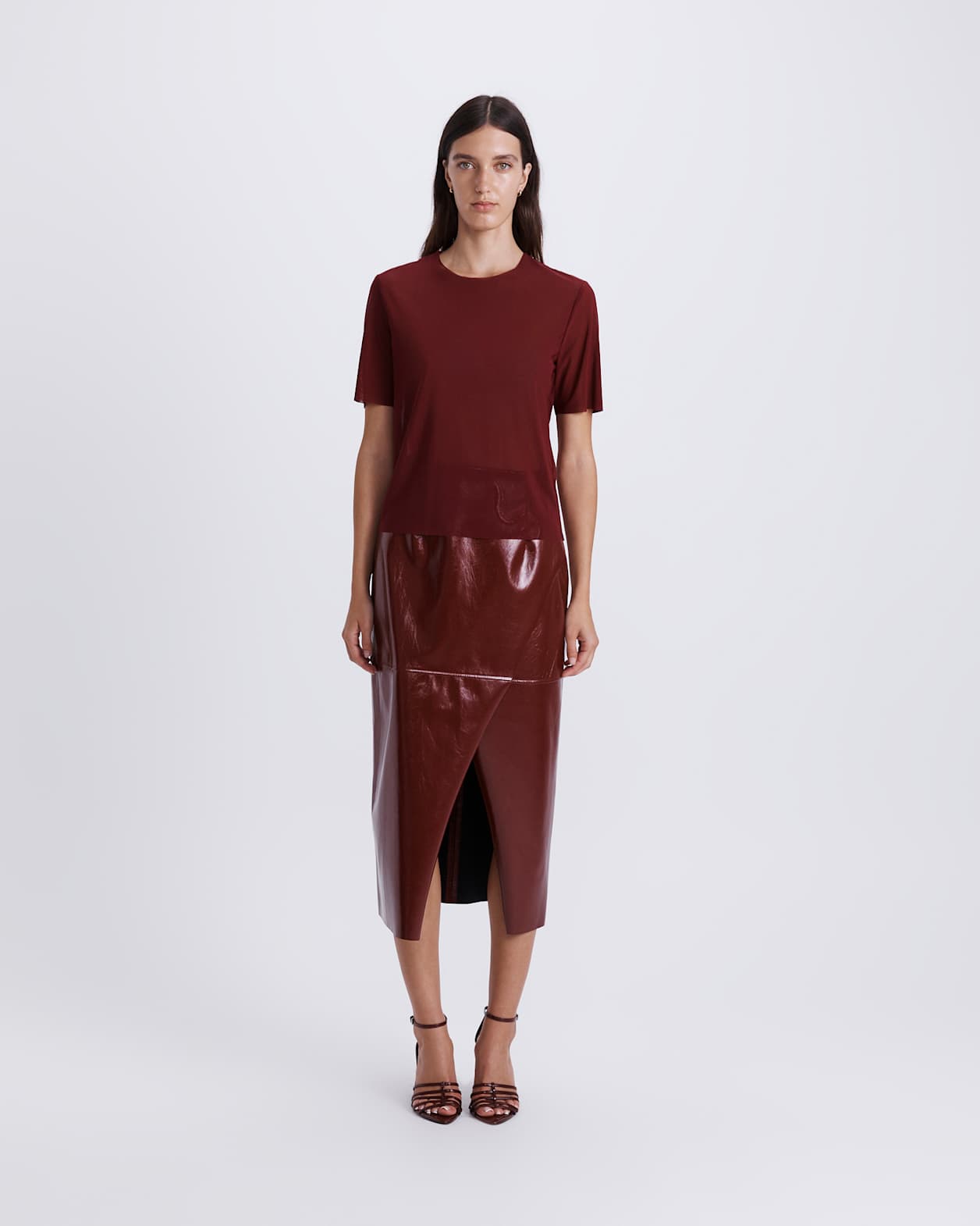 Mackenzie Short Sleeve Tee in BERRY