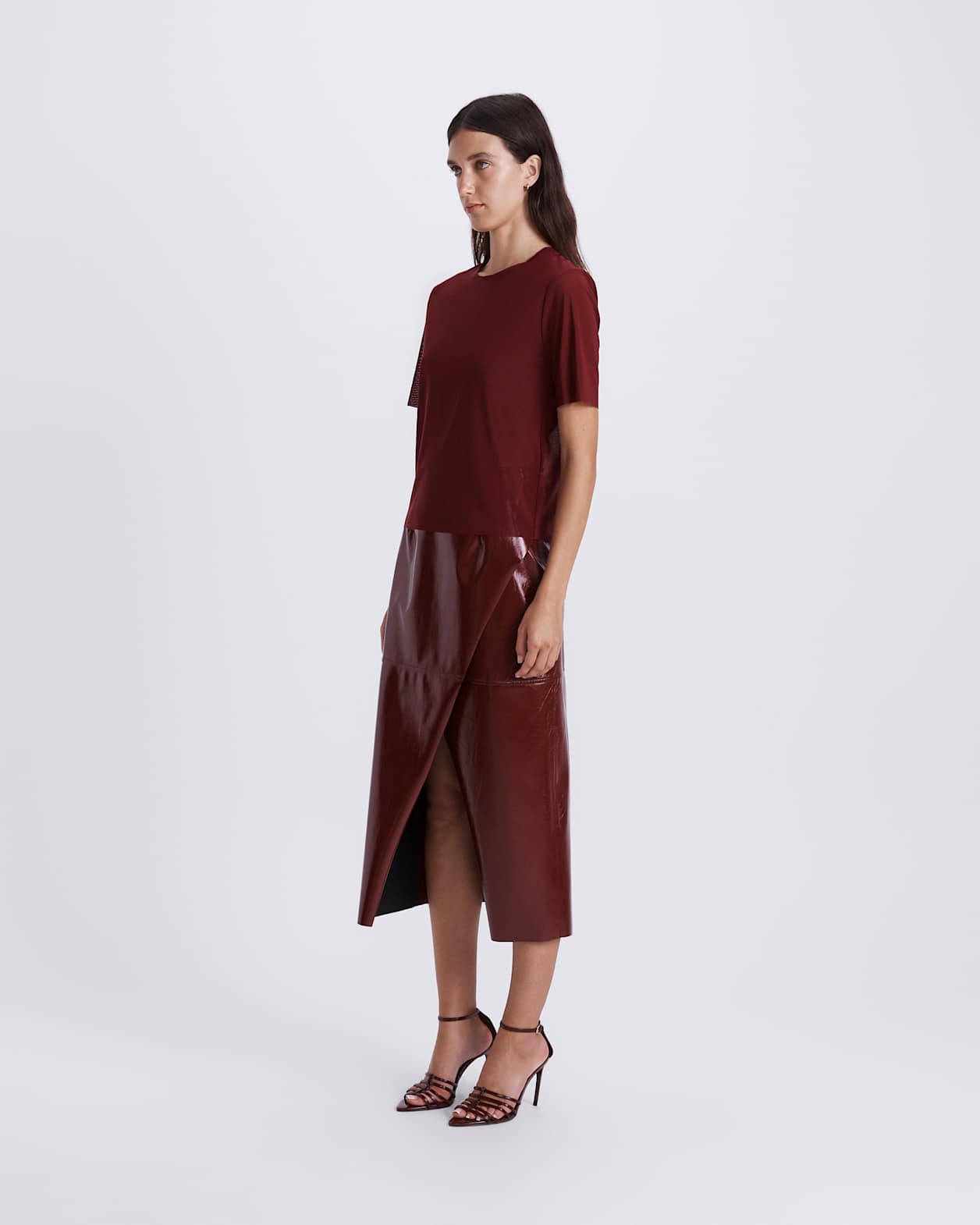 Mackenzie Short Sleeve Tee in BERRY