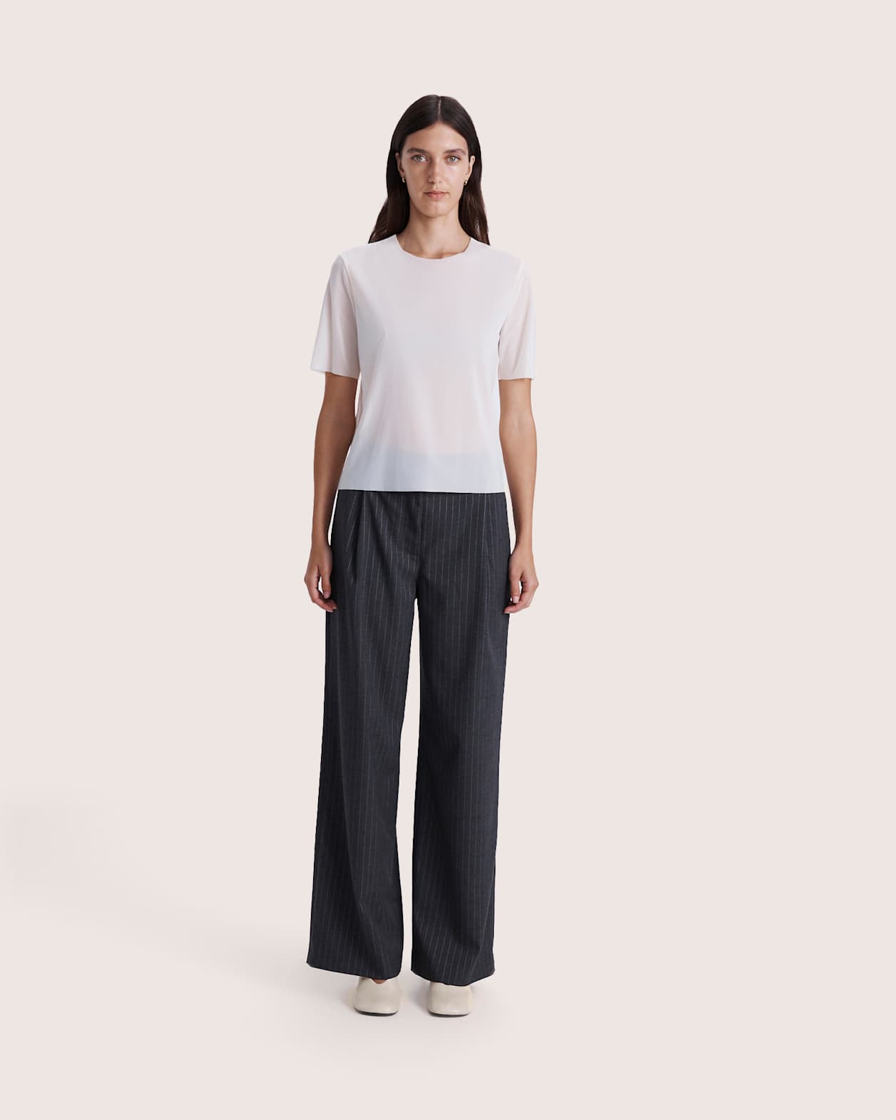 Mackenzie Short Sleeve Tee in MILK