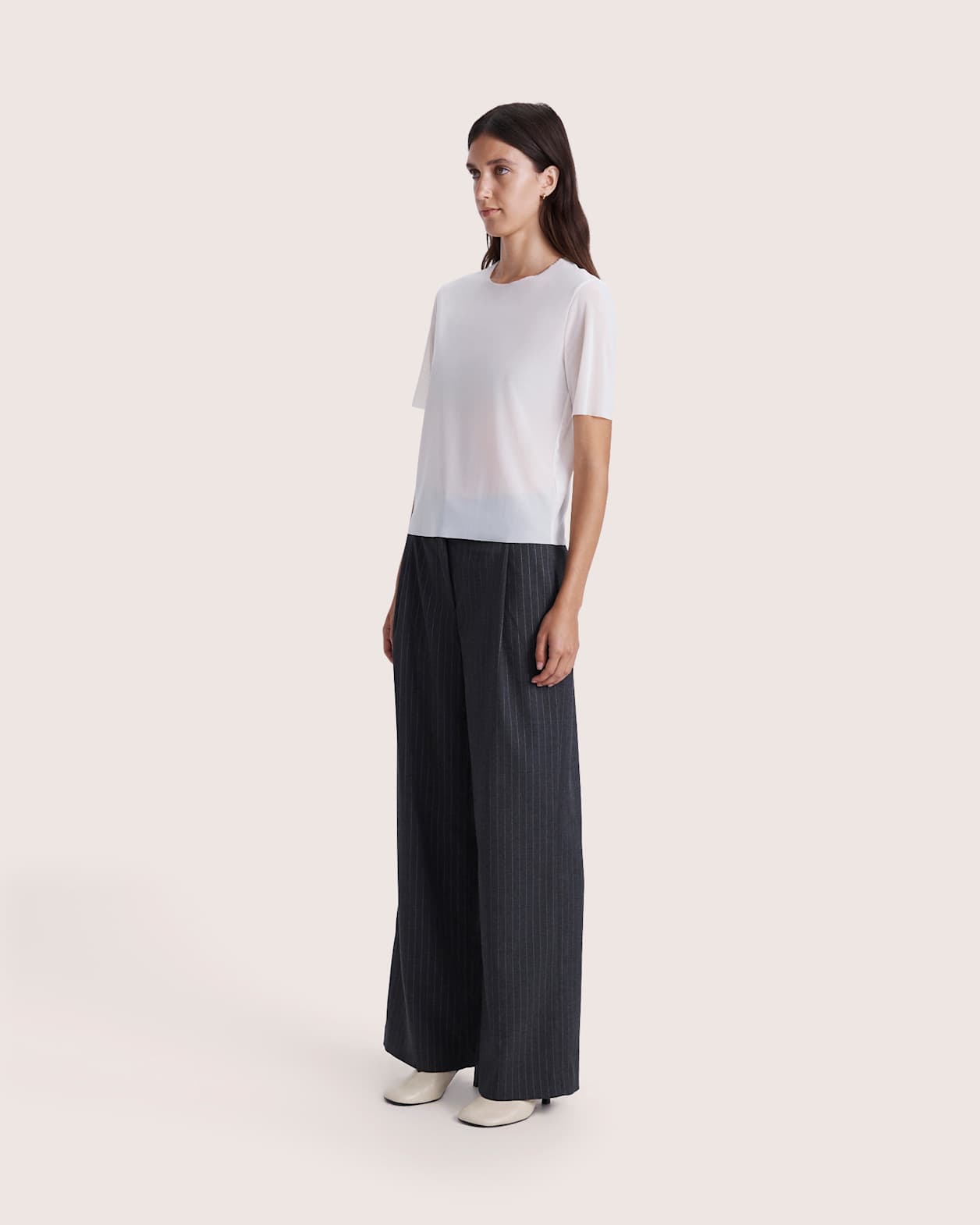 Mackenzie Short Sleeve Tee in MILK