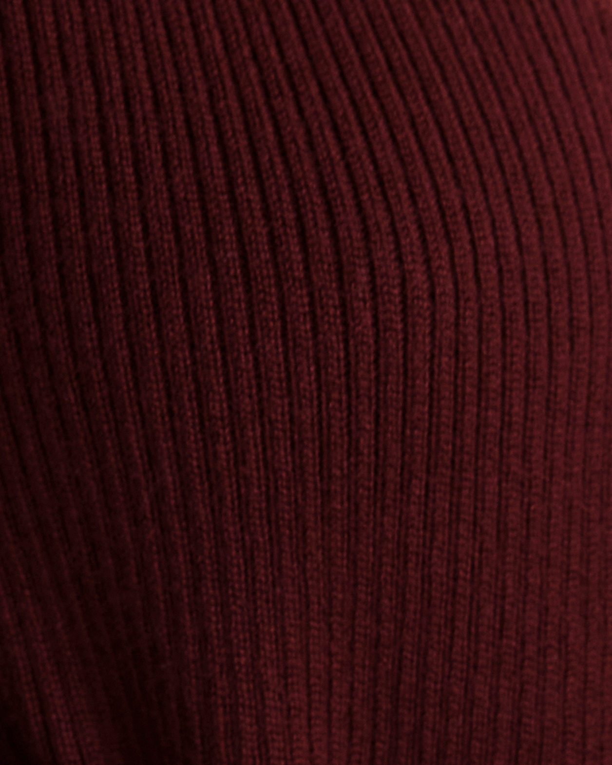 Elle Wool Blend Wrap Knit Dress in BERRY