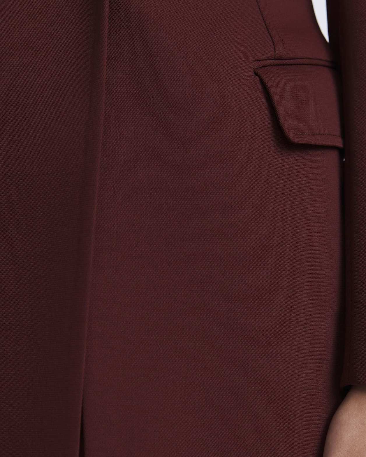 Dharma Stitch Detail Blazer in BERRY