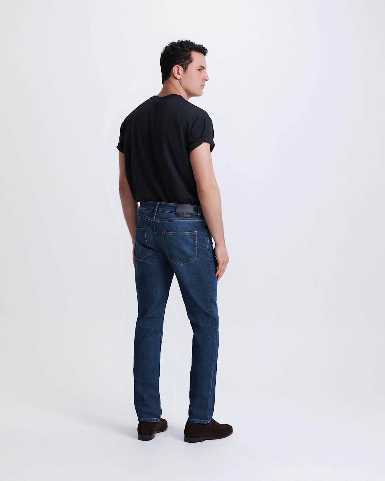 Fitzroy Slim Jean in DARK BLUE