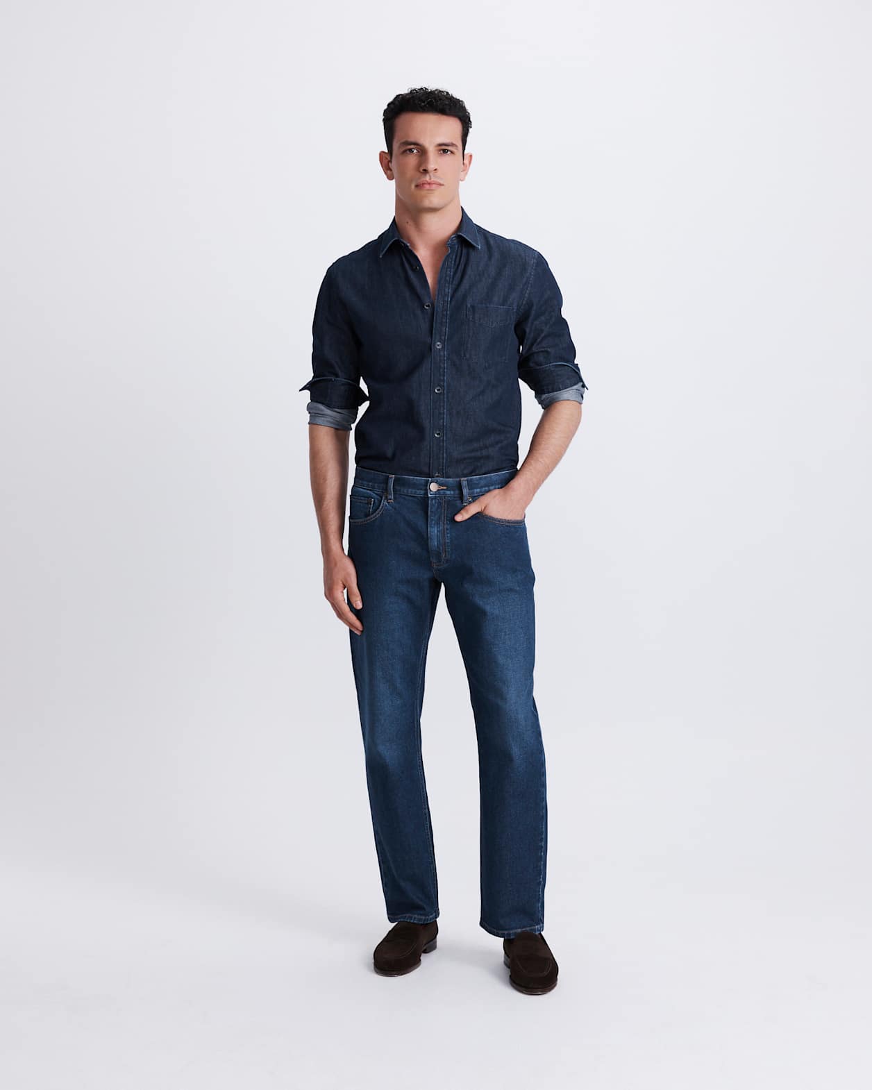 Cooper Straight Leg Jean in DARK WASH