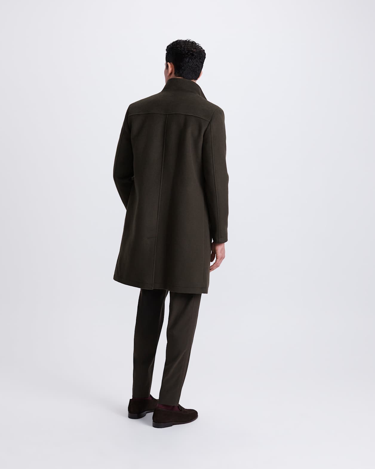 Hofmann Wool Overcoat in KHAKI