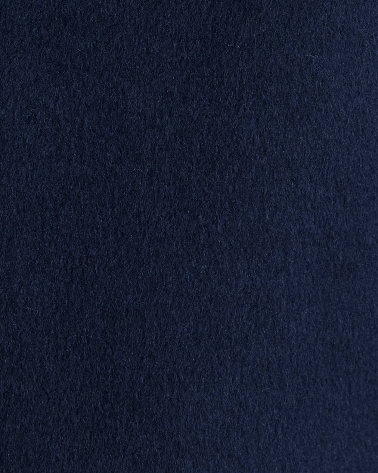 Jimmy Wool Blend Pea Coat in NAVY