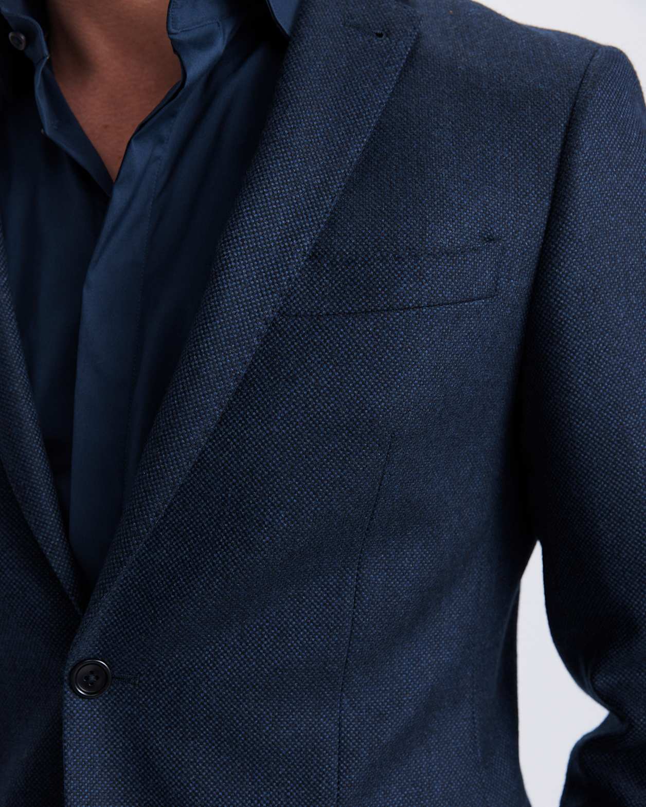 George Item Wool Jacket in DARK NAVY