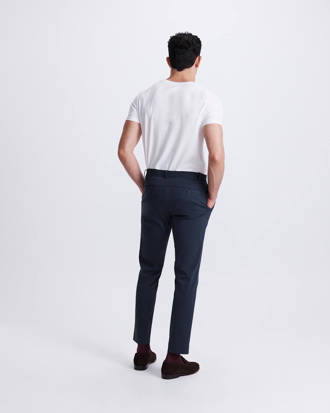 Judd Slim Dress Chino Pant in DARK NAVY