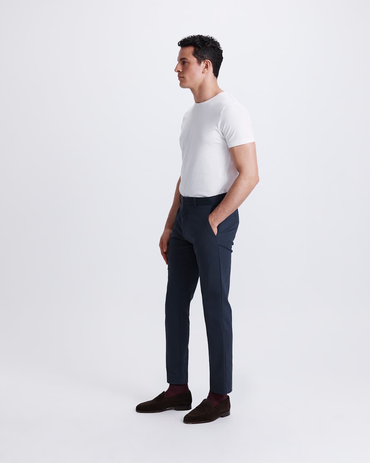 Judd Slim Dress Chino Pant in DARK NAVY