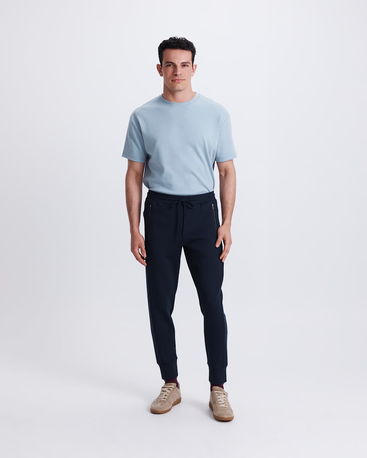Victor Track Pant in NAVY