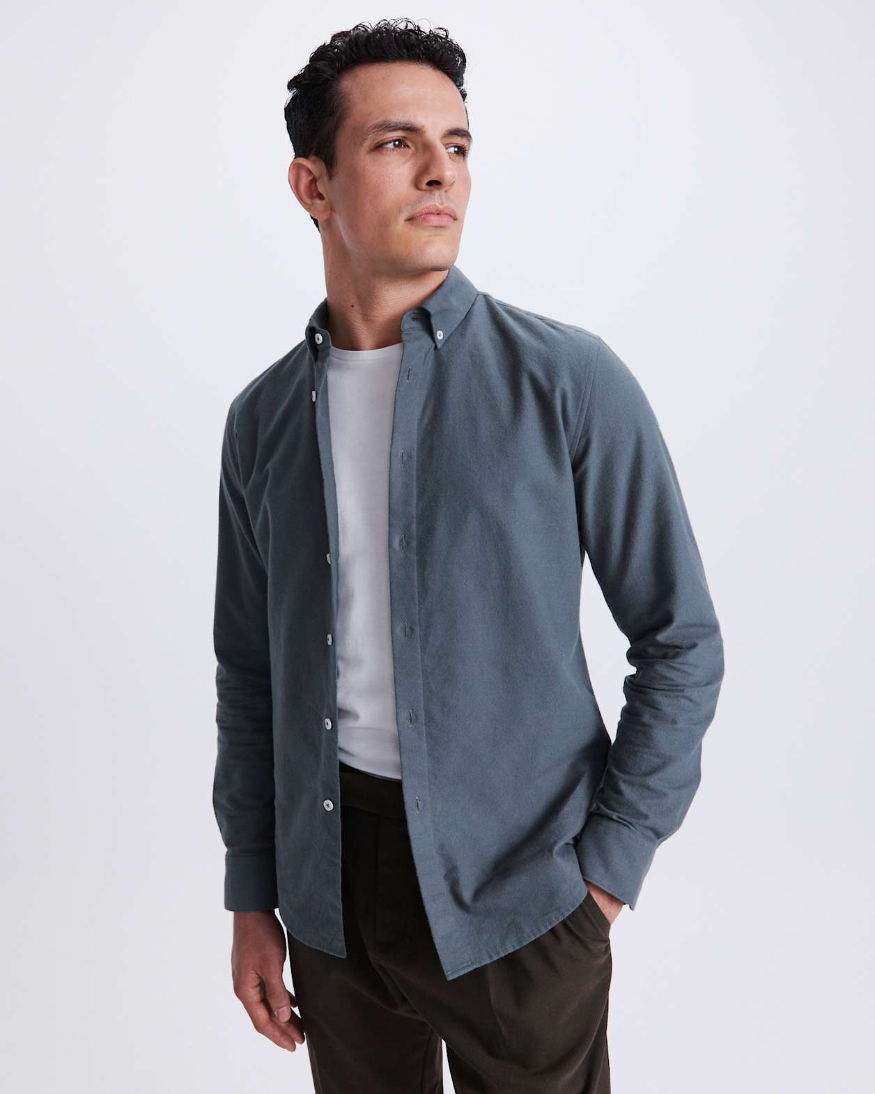 Sam Oxford Shirt in PETROL