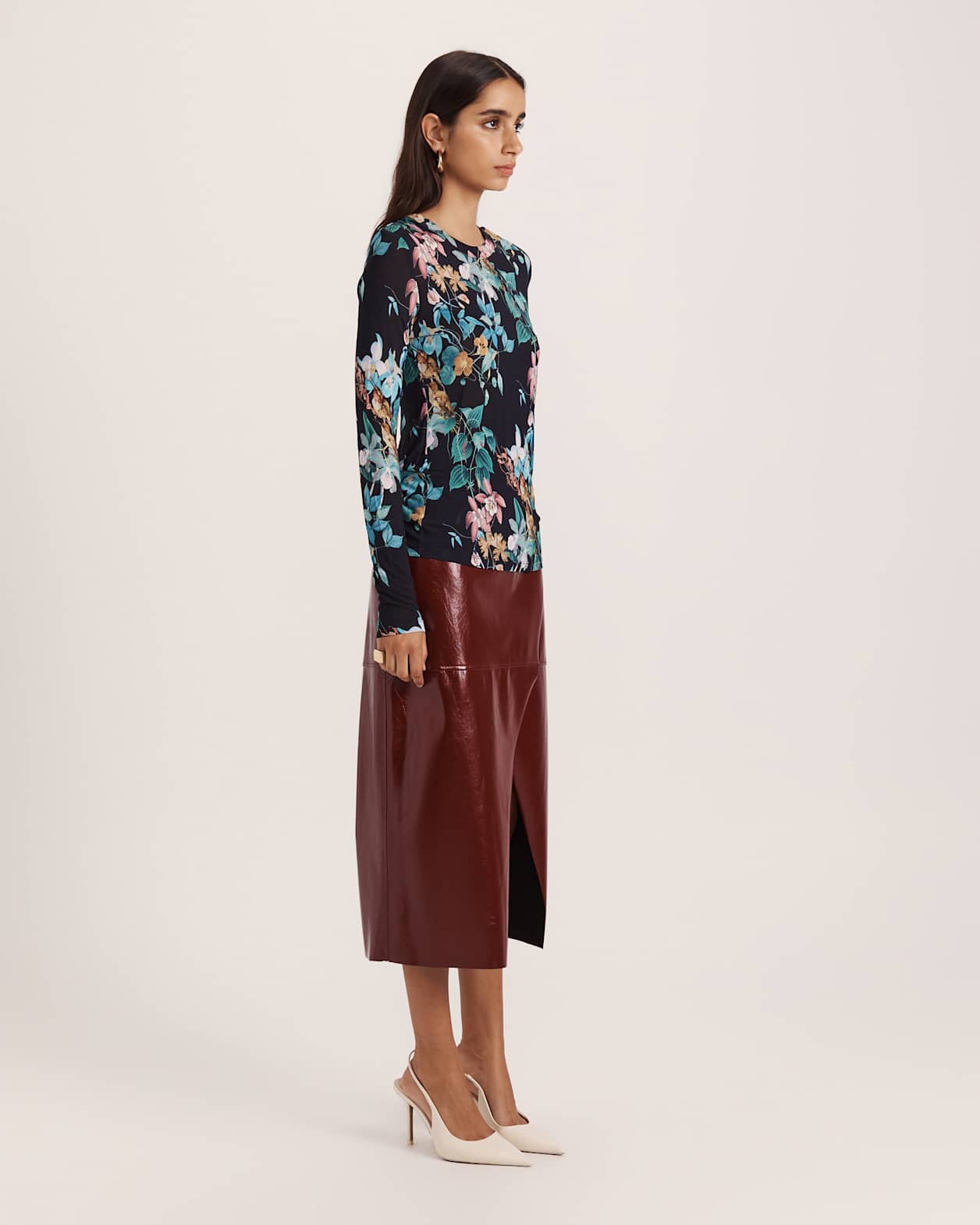 Halrow Aida Long Sleeve Tee in MULTI