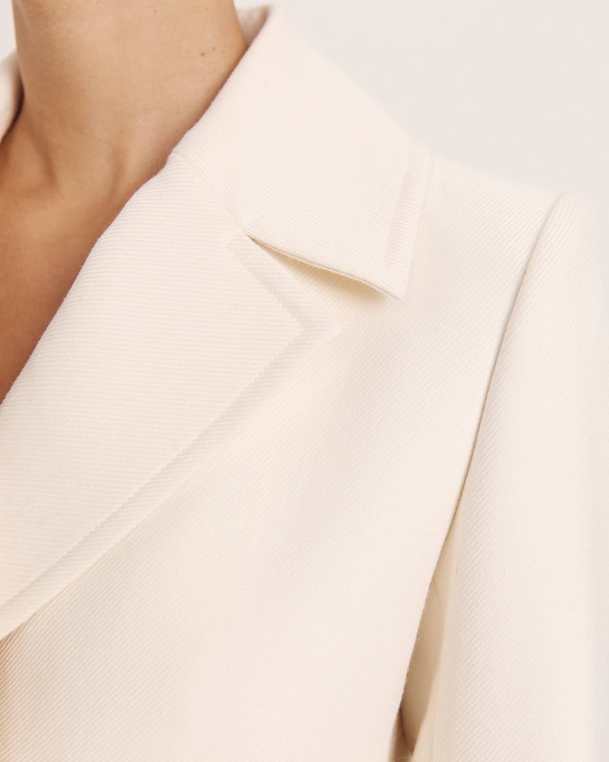 Prudence Short Coat in MILK