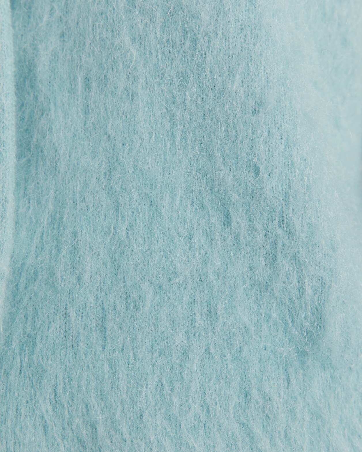 Mindy Mohair Wool Cropped Cardi in SEAFOAM