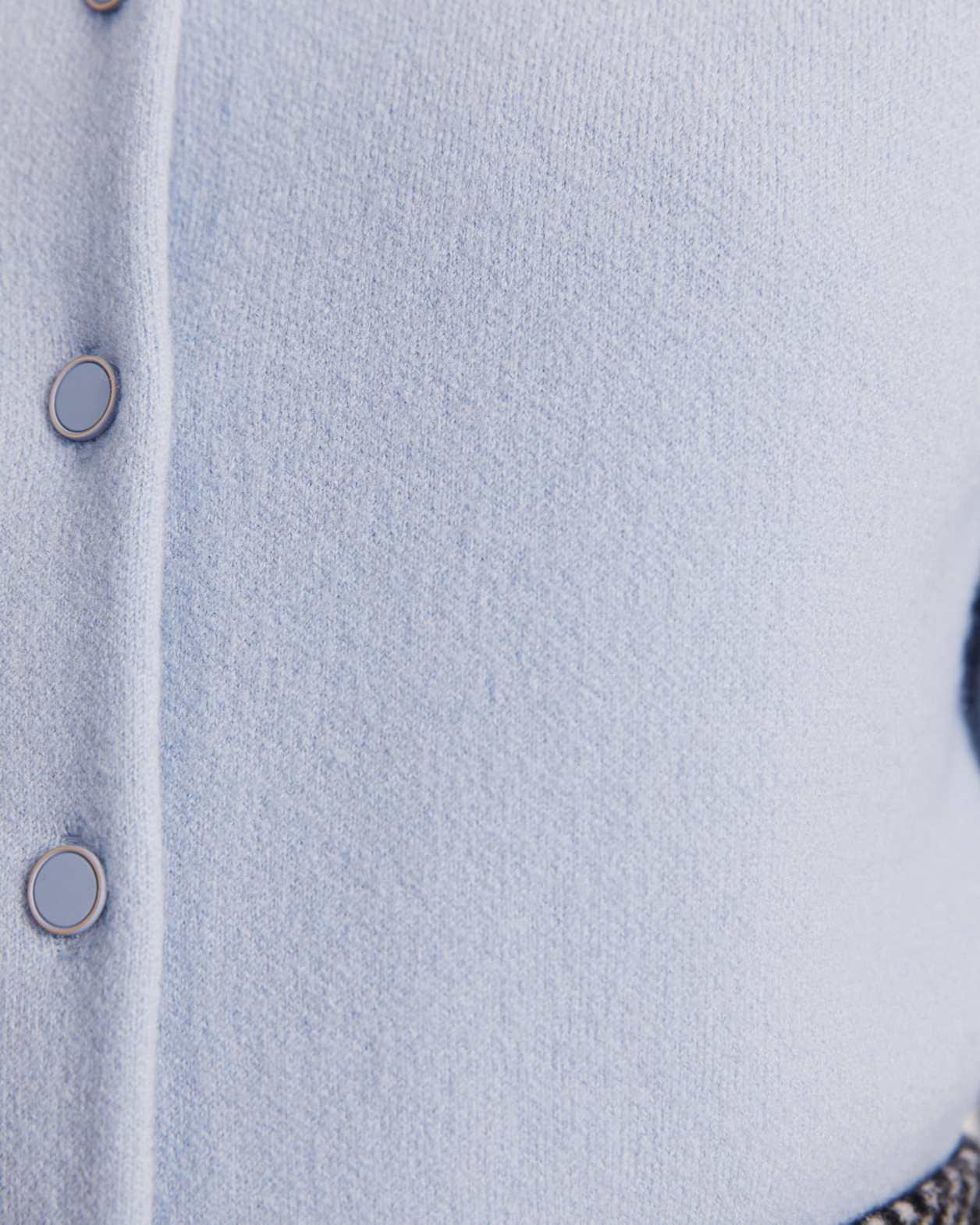 Boiled Wool Batwing Cardi in PERIWINKLE
