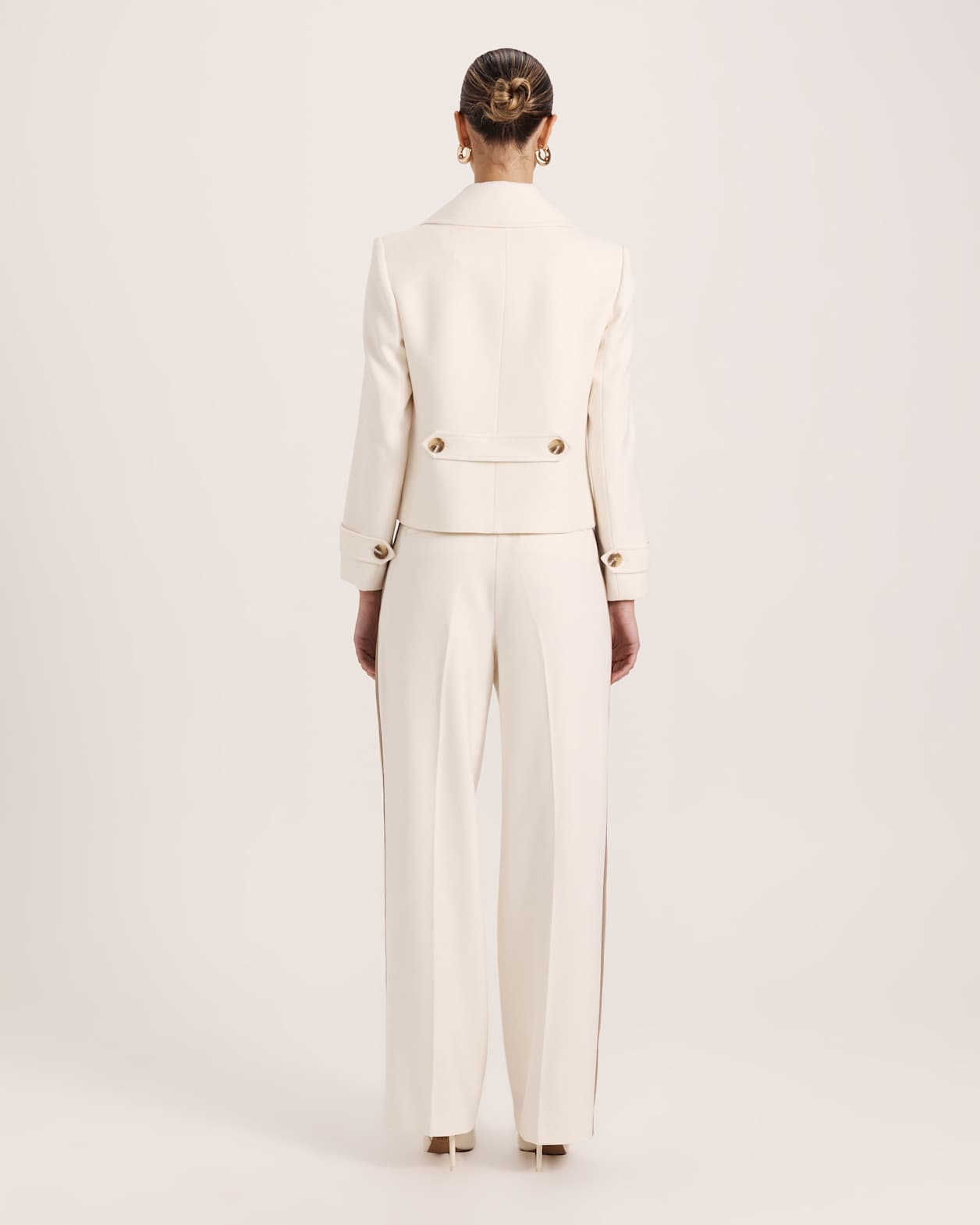 Prudence Short Coat in MILK