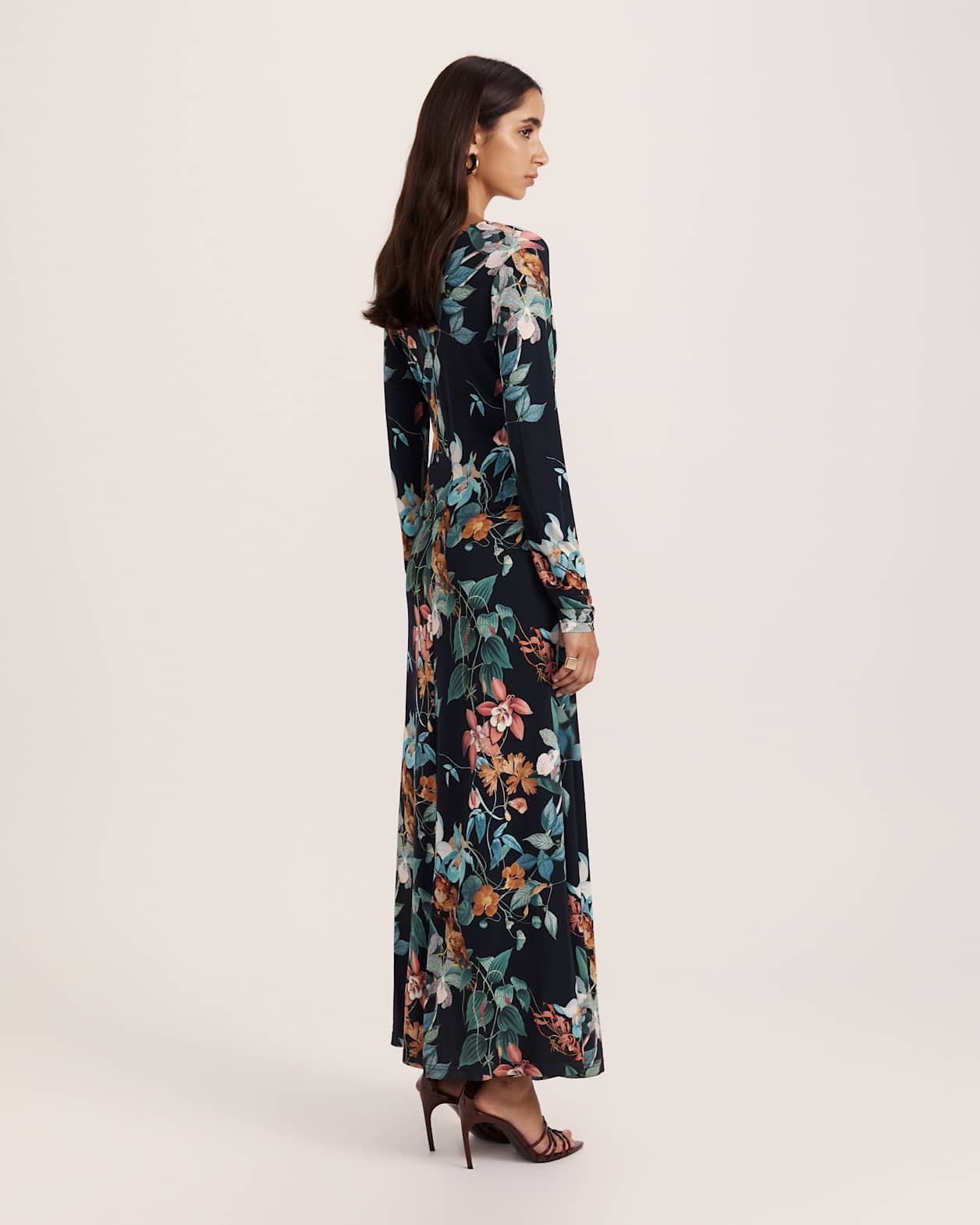Harlow Long Sleeve Dress in MULTI
