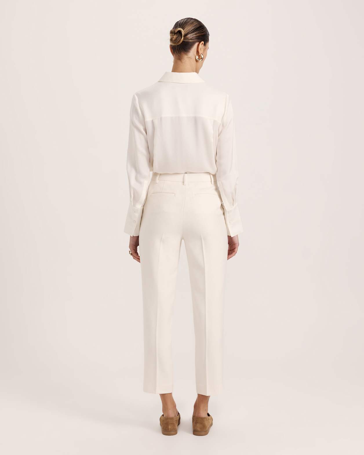 Prudence Slim Leg Pant in MILK