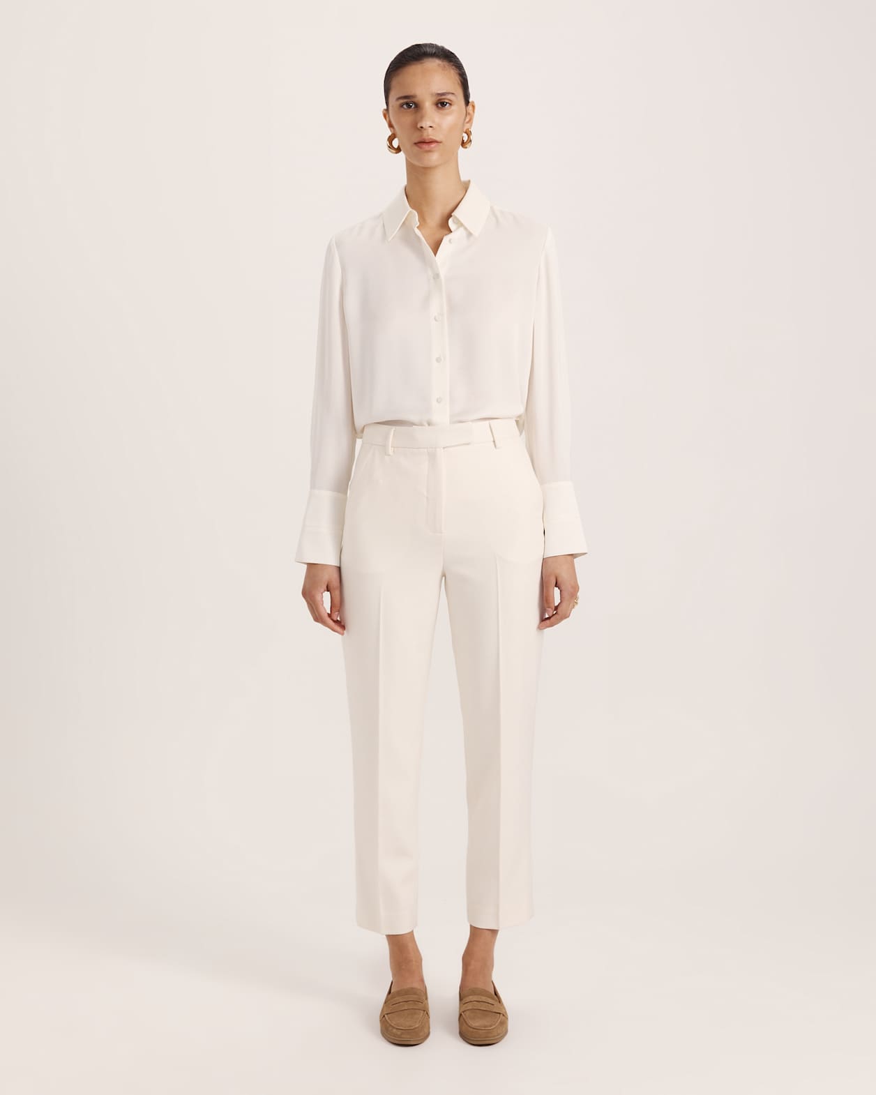 Prudence Slim Leg Pant in MILK