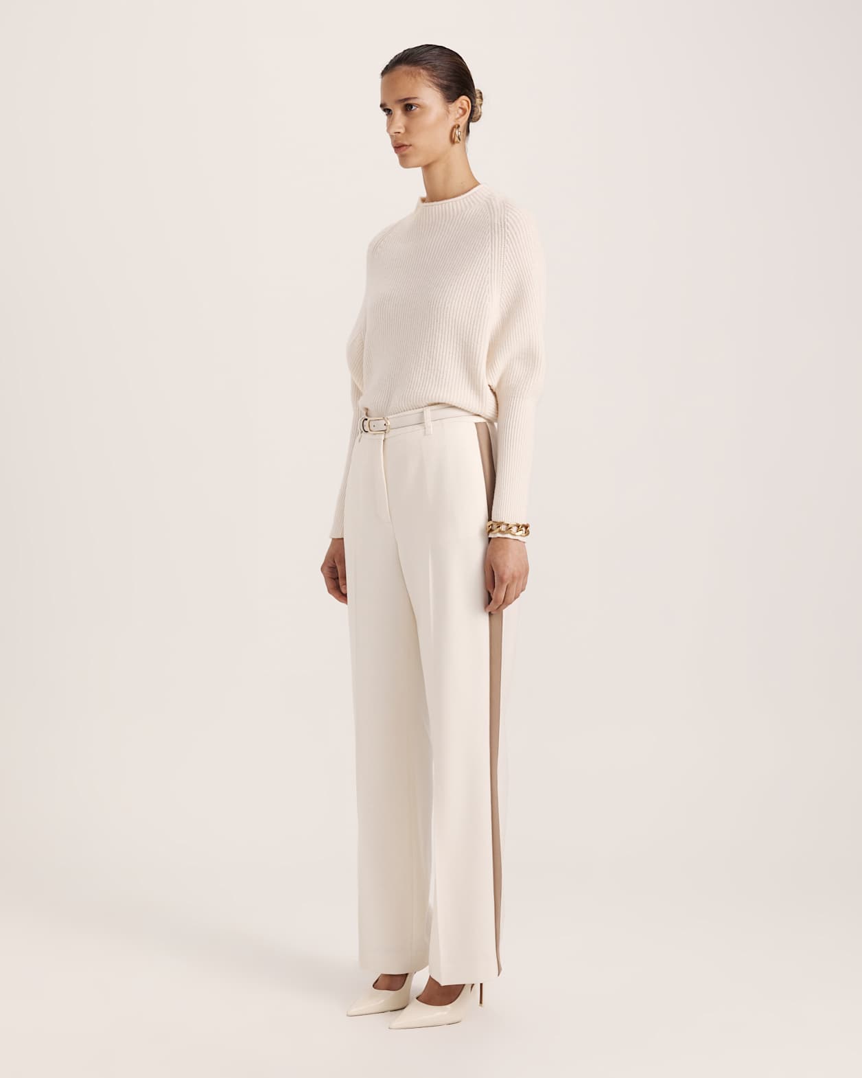 Prudence Straight Leg Pant in MILK