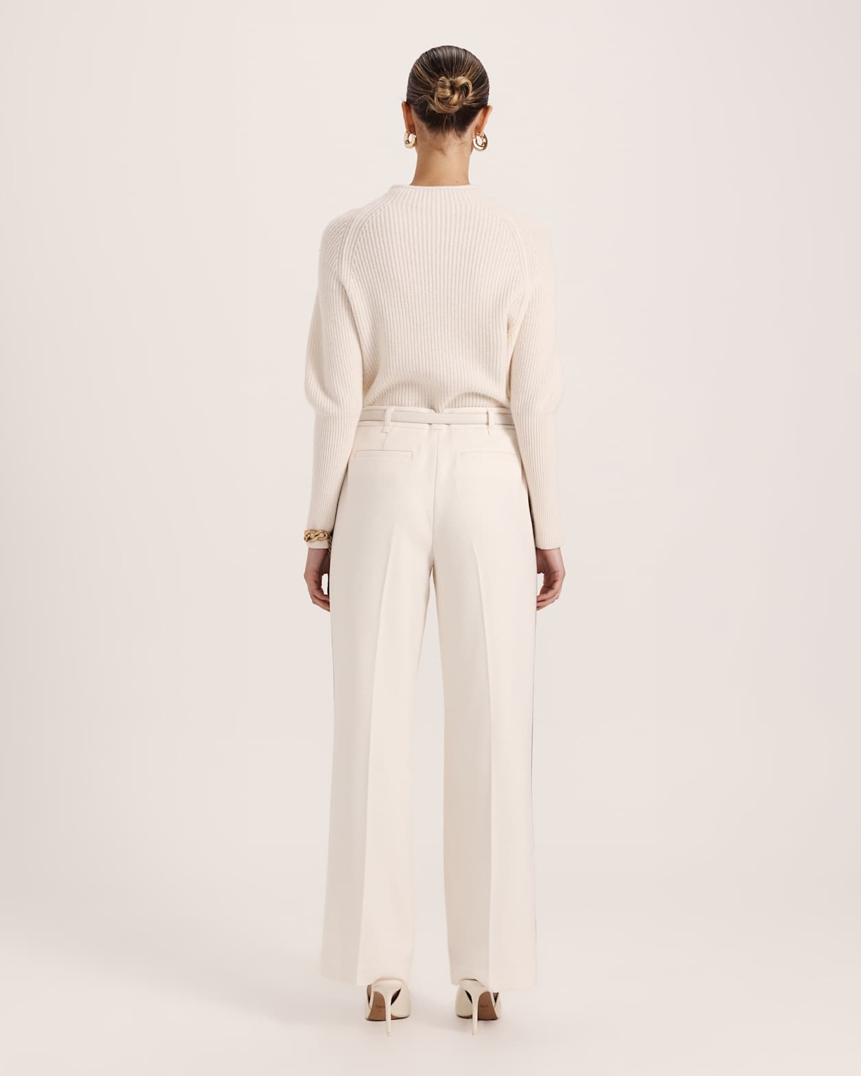 Prudence Straight Leg Pant in MILK