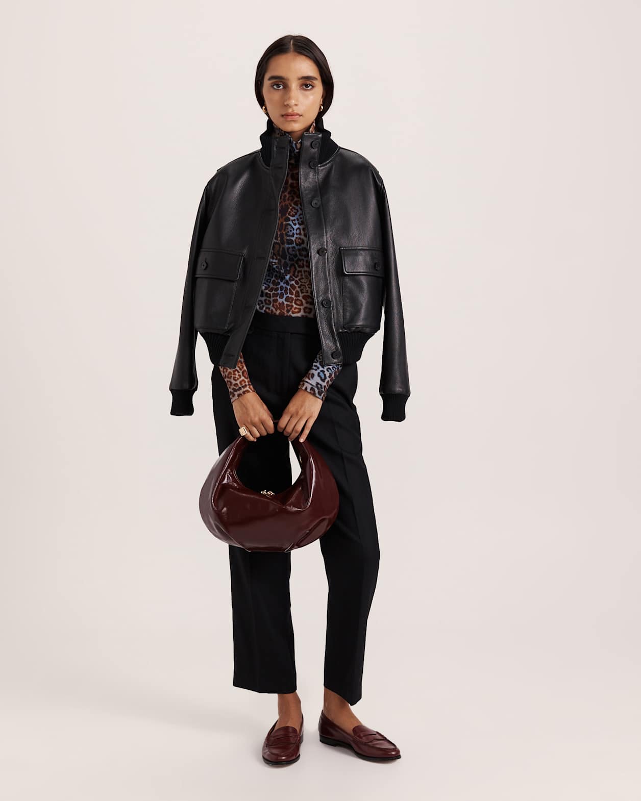 Prudence Slim Leg Pant in BLACK