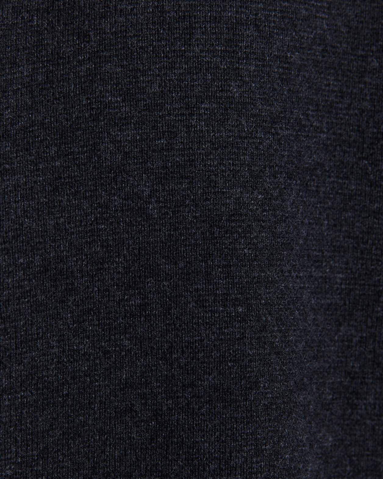 Claude Zip Through Knit in CHARCOAL