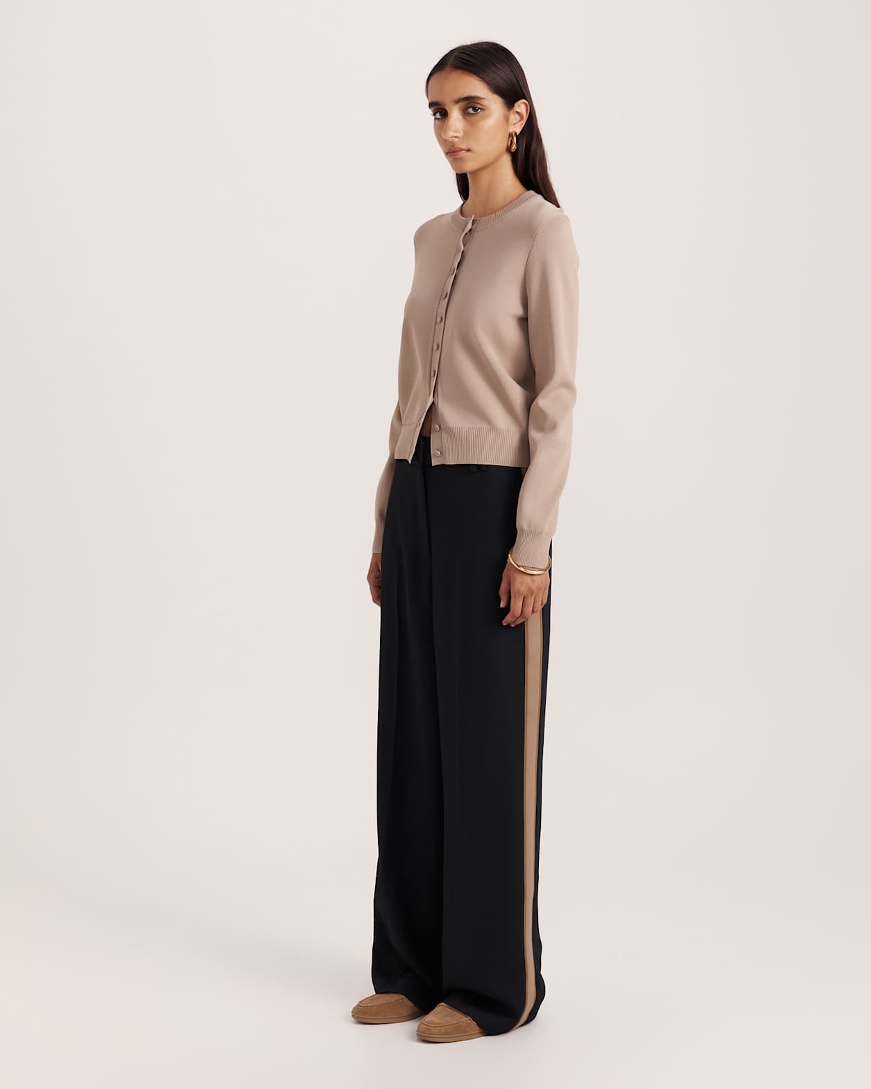 Victoria Cardigan in TAN