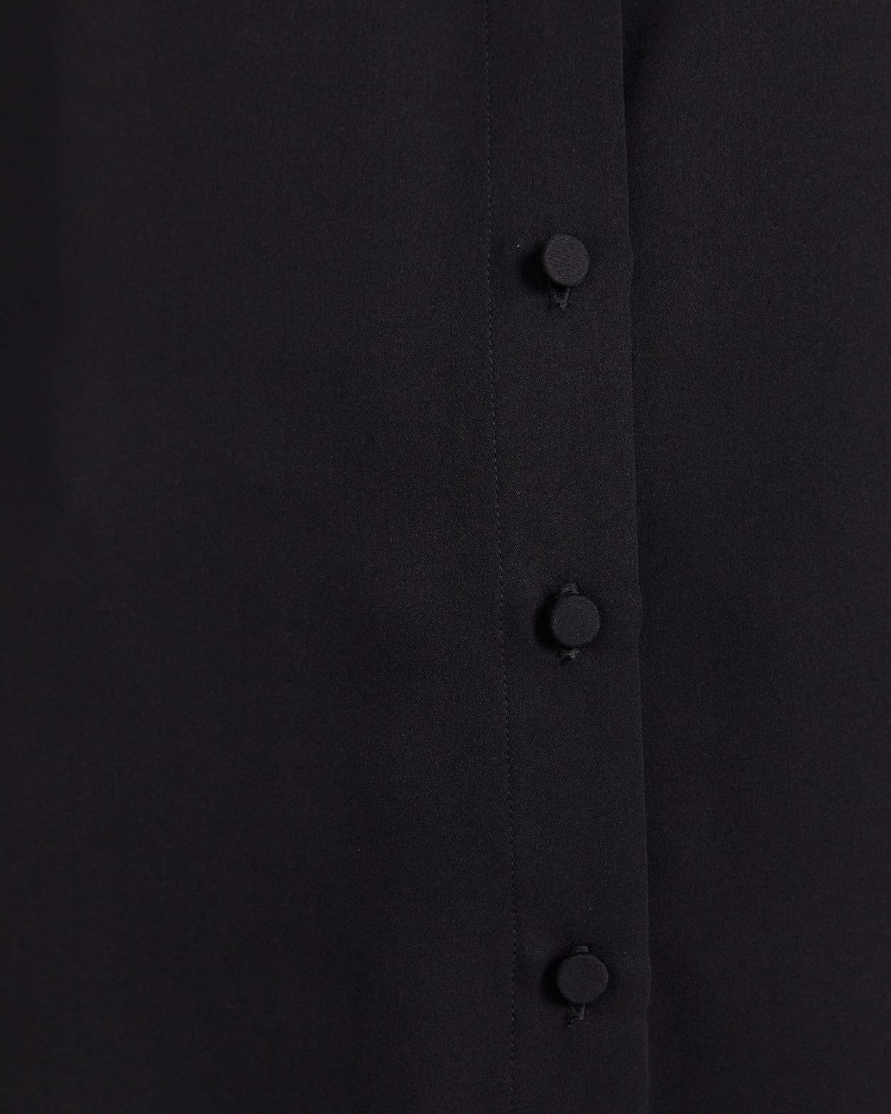 Sam Silk Classic Shirt in BLACK