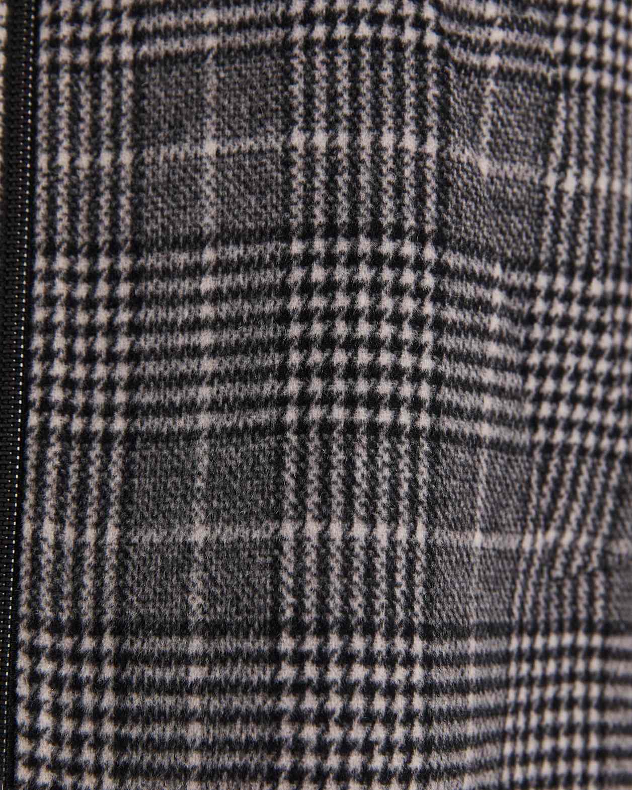 Perri Wrap Mini Skirt in CHECK