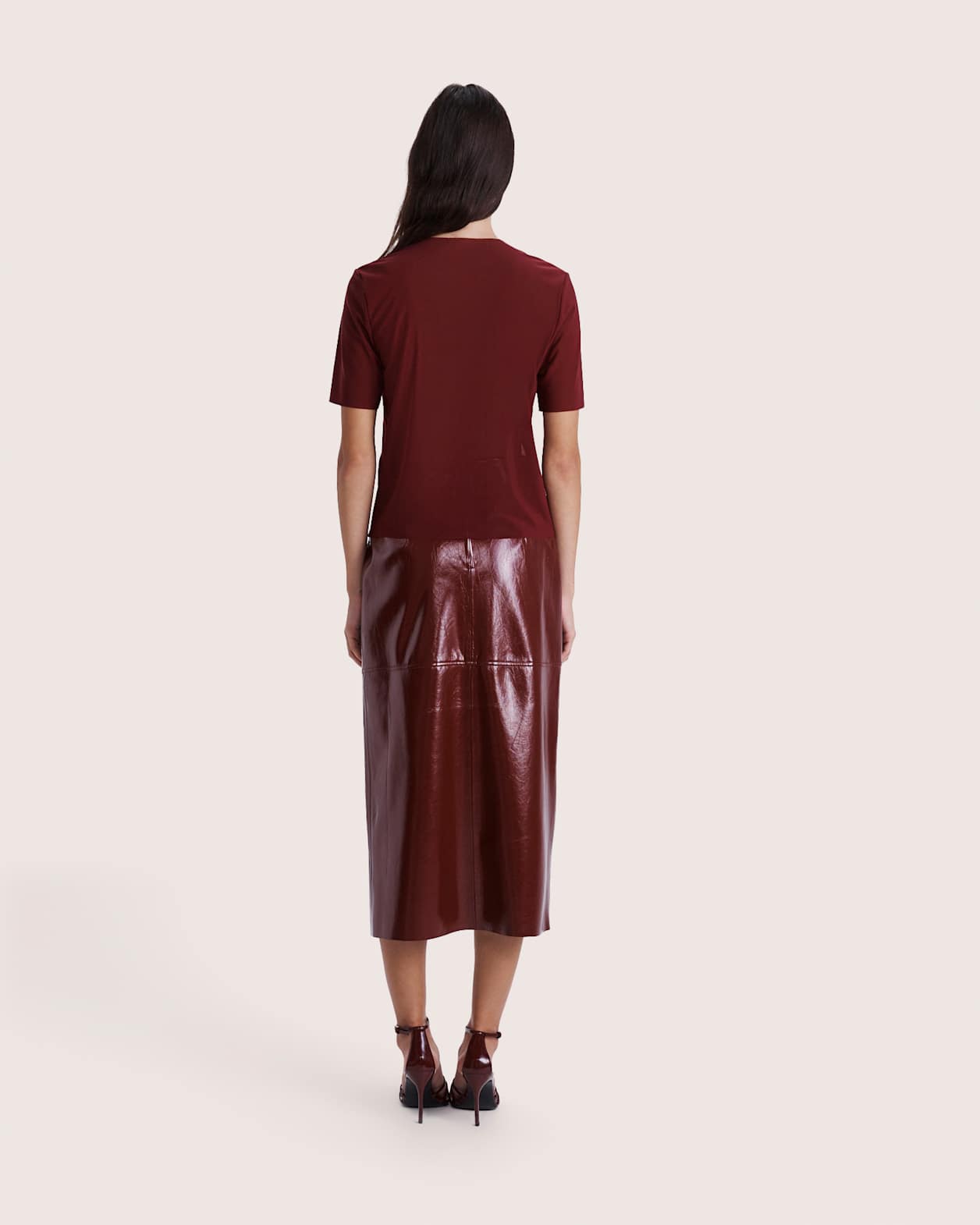 Mackenzie Short Sleeve Tee in BERRY