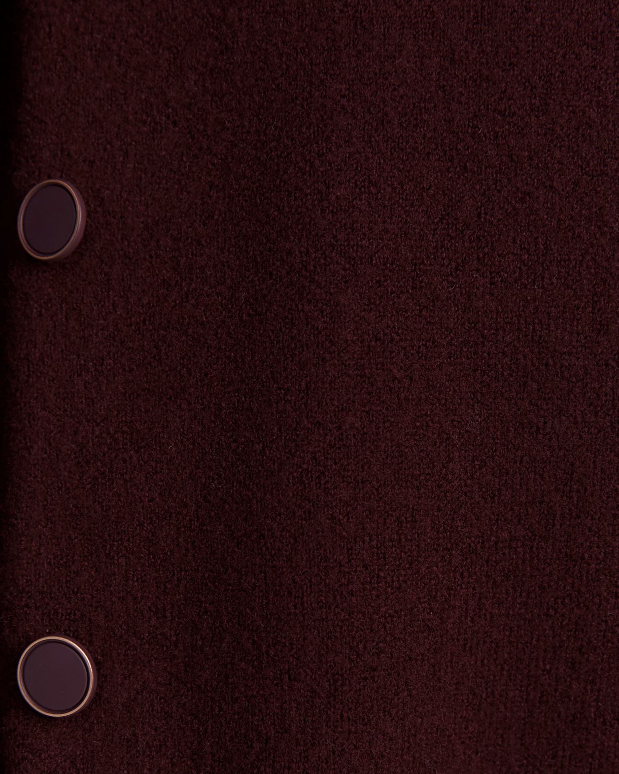 Boiled Wool Batwing Cardi in PLUM