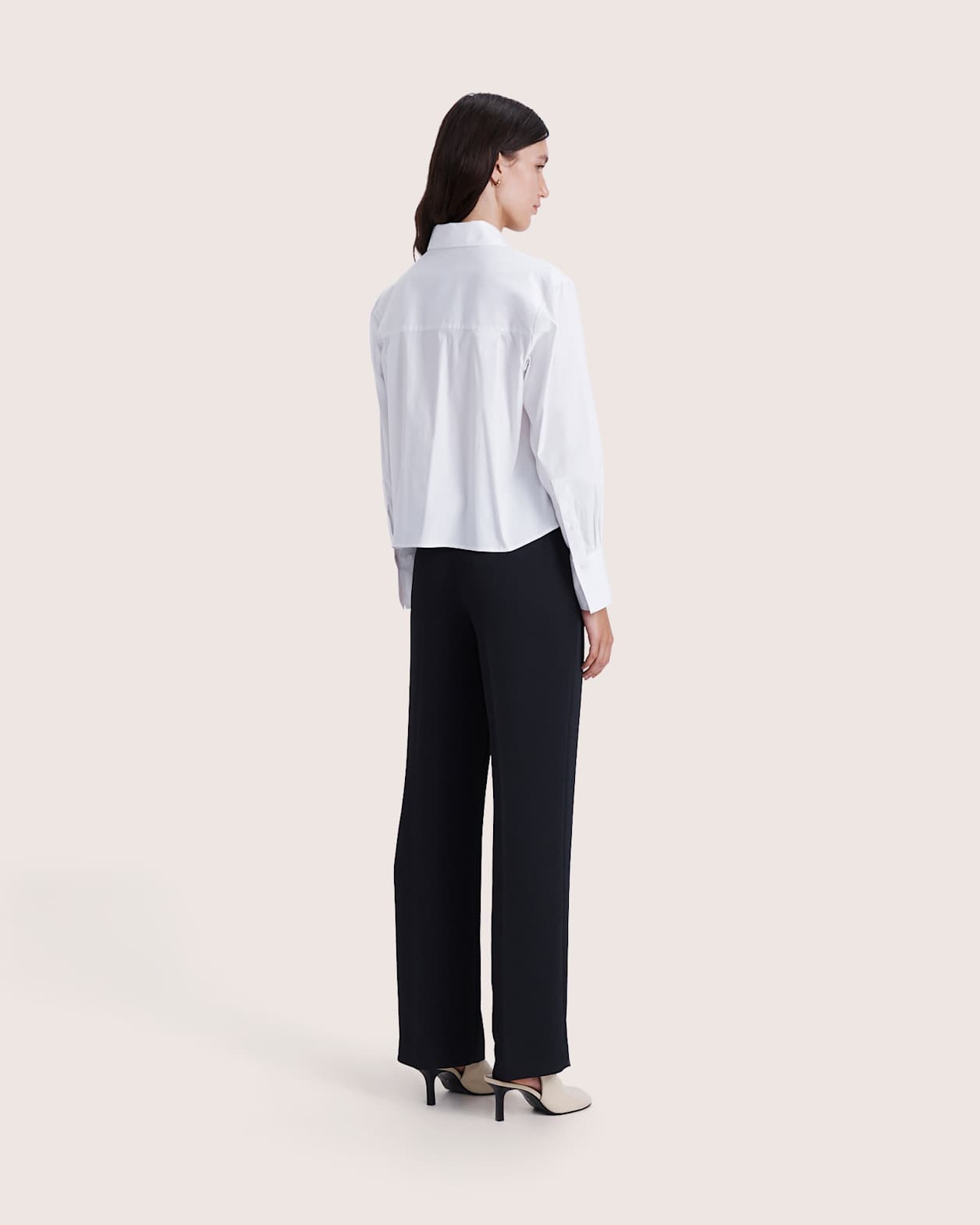 Dawn Cotton Shirt in WHITE
