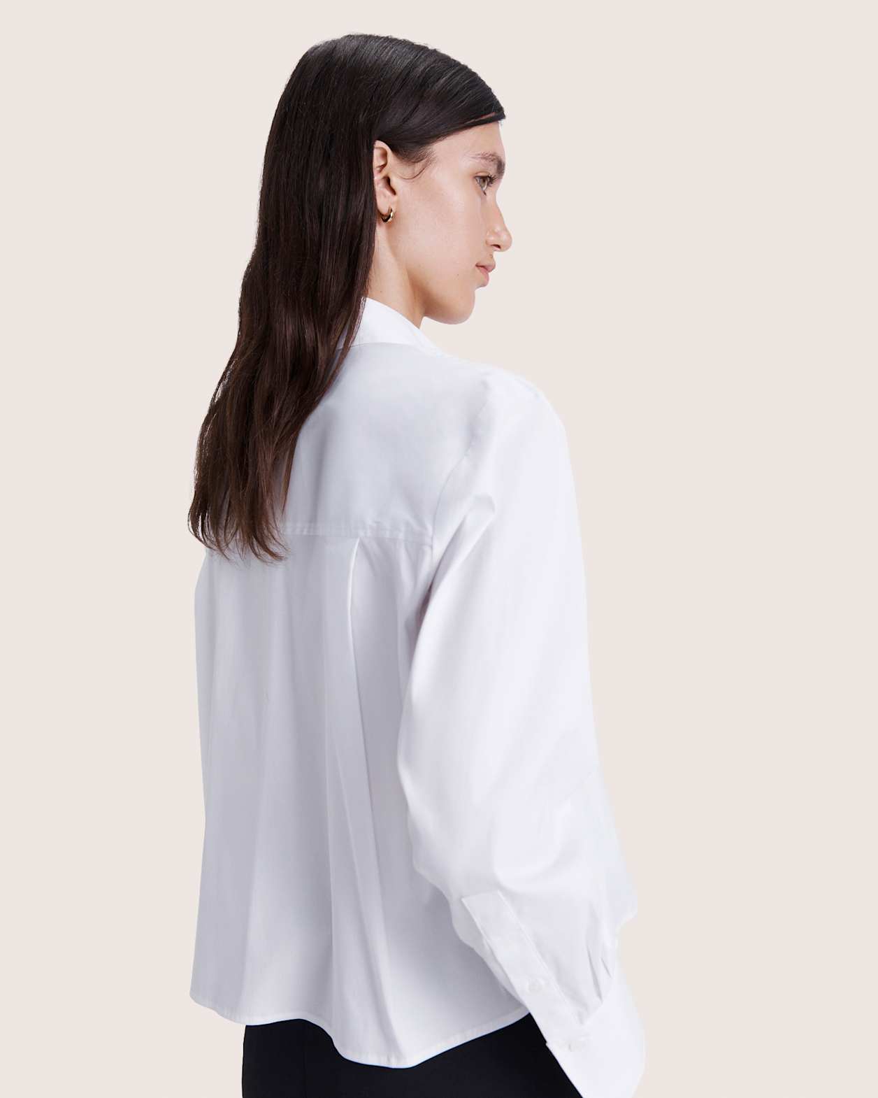 Dawn Cotton Shirt in WHITE