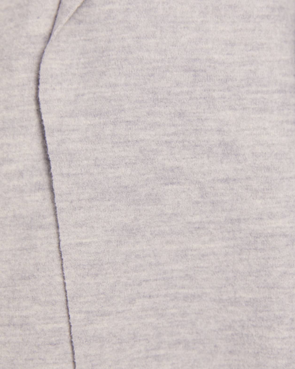 Karla Wool Longline Trench Coat in GREY MELANGE