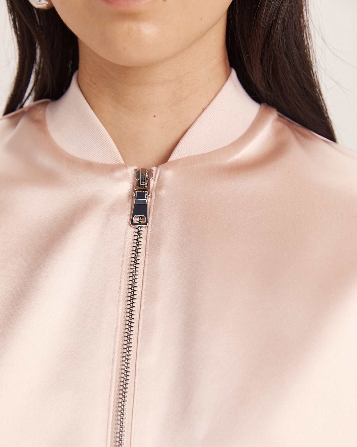 Sallee Satin Bomber in BLOSSOM