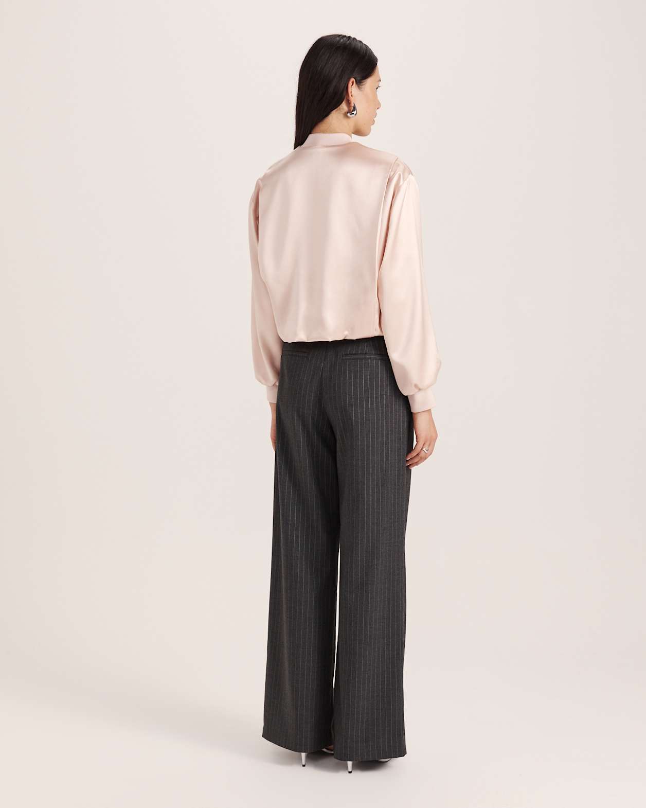 Sallee Satin Bomber in BLOSSOM