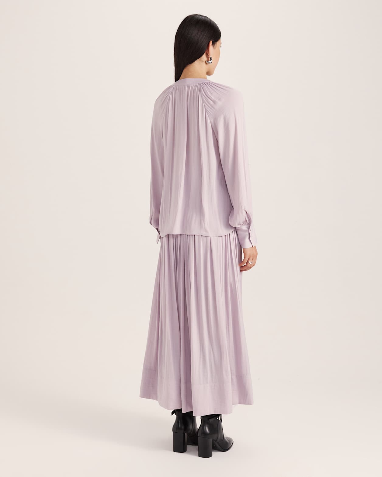 Lillian Tuck Top in PEONY